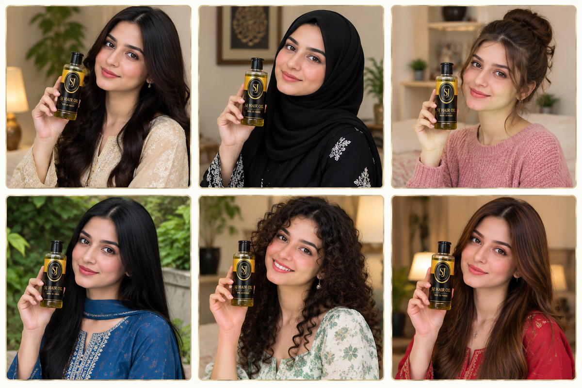 SJ Hair Oil customer photo