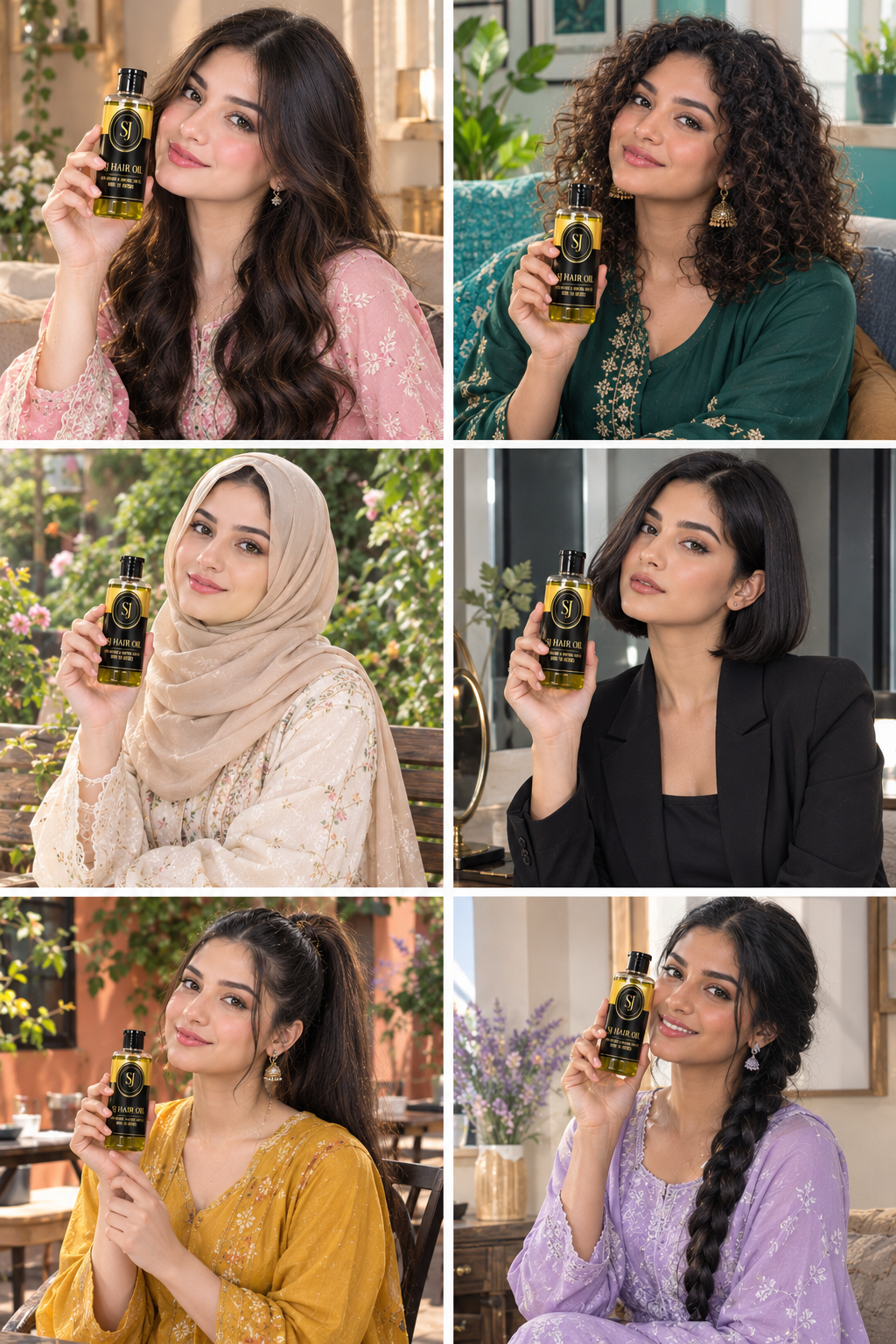 SJ Hair Oil customer photo