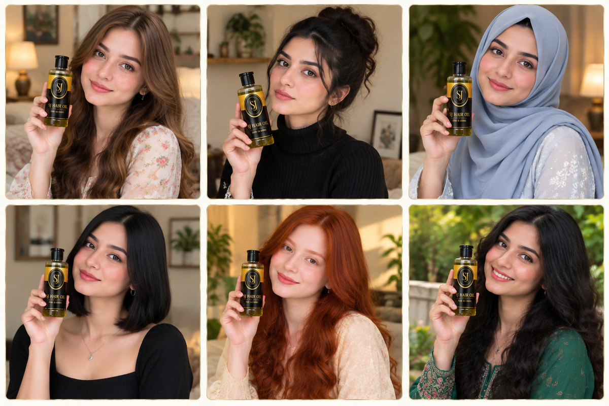 SJ Hair Oil customer photo
