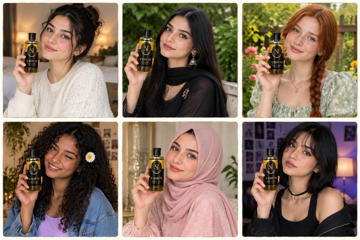 SJ Hair Oil customer photo