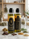 SJ Hair Oil – 100% Organic & Natural Hair Growth & Anti-Dandruff Treatment with 18 Powerful Herbs